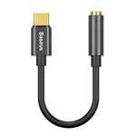 BASEUS USB-C Mini Jack 3,5 mm audio adaptér L54 Black