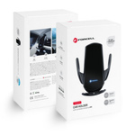Uchwyt na telefon do samochodu indukcyjny automatyczny Forcell F-Grip HS1 Qi 15W do szyby / kratki czarny