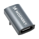 Przejściówka kątowa Wozinsky WPKF-01 USB-C - USB-C 40Gb/s 240W 8K OTG - szara
