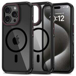 Etui Tech-protect Maghybrid Magsafe iPhone 16 Pro Max Black/red