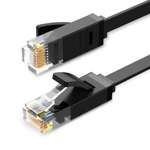 Kábel UGREEN Ethernet RJ45 Cat.6 UTP Flat 8m Black