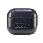 Audi Leather Big Logo AirPods 3 coverczarny/black AU-AP3-GT/D3-BK