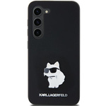 Etui Karl Lagerfeld KLHCSSamsung Galaxy A55SMHCNPK Samsung Galaxy A55 Samsung Galaxy A556 czarny/black hardcase Silicone Choupette Metal Pin