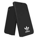 ADIDAS Apple iPhone X Xs Booklet New Basics Black White Case