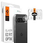 Spigen PROTEZIONE FOTOCAMERA OPTIK.TR "EZ FIT" PROTEZIONE FOTOCAMERA 2-PACK GOOGLE PIXEL 9 PRO CRYSTAL CLEAR