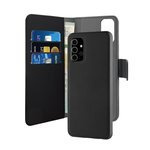 ETUI PURO Peňaženka odnímateľná - Puzdro 2v1 Samsung Galaxy A32 (čierna)