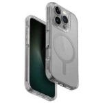 Etui UNIQ Combat iPhone 16 Pro 6.3" Magclick Charging szary/stone grey