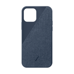 Puzdro DESIGN POOL LIMITED Apple iPhone 12 12 Pro Native Union Canvas Indigo Navy Blue Case