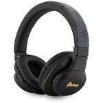 Słuchawki nauszne Guess Bluetooth 4G     Leather Tone On Tone Script czarny